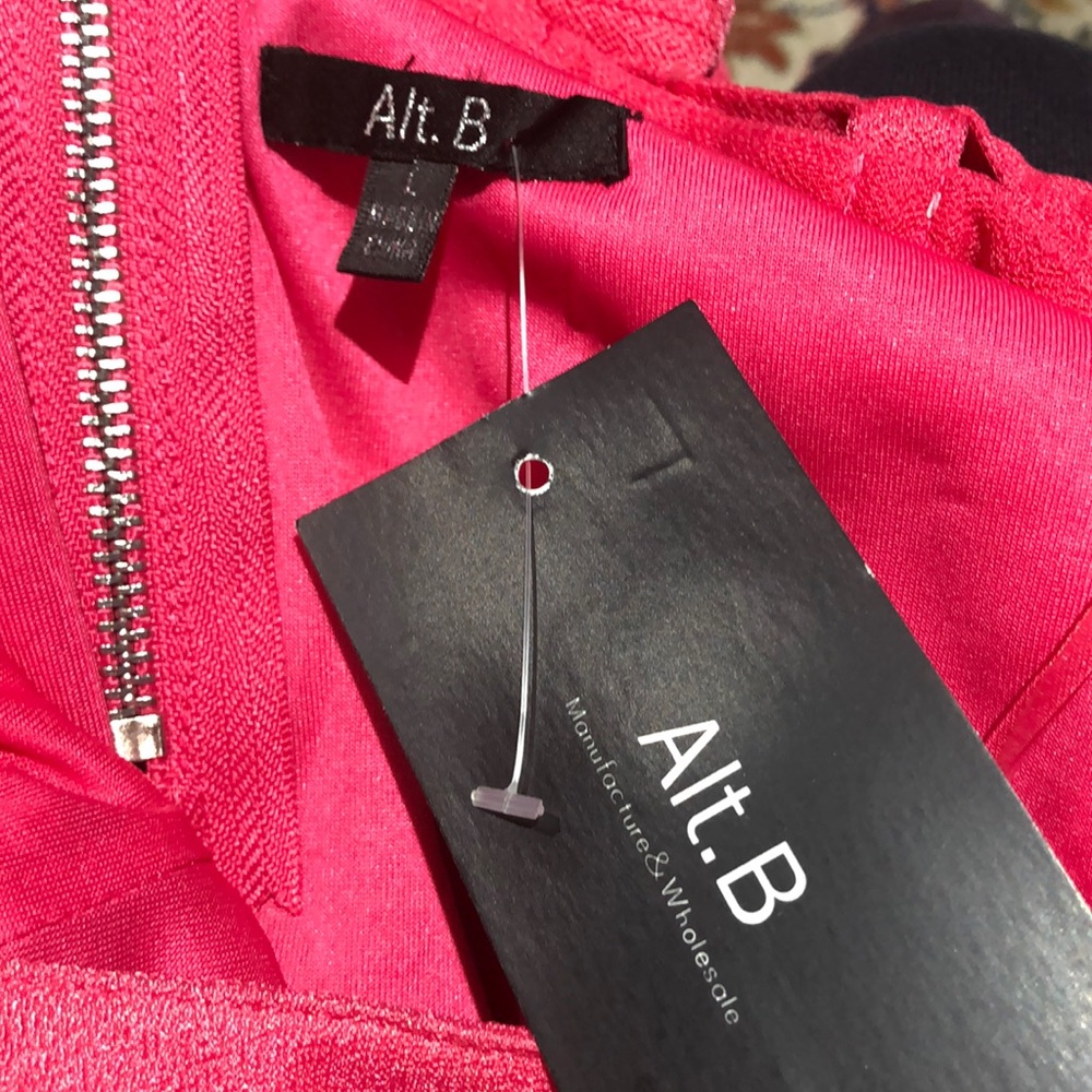New Alt.B Pink Dress Size L - Picture 7 of 8